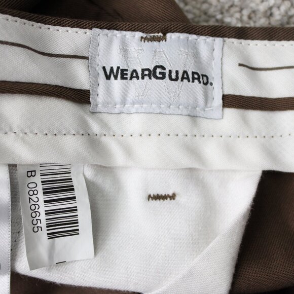 WearGuard UPS Work Pants Men 38x32 Brown Flat Front Utility Cargo Uniform Chinos - Picture 11 of 14